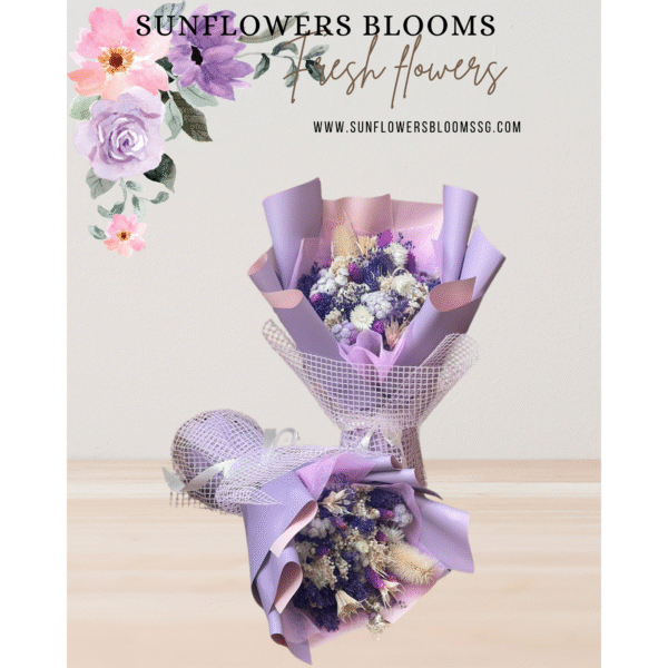 Italiann Premium dried flowers bouquet