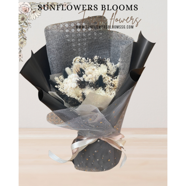 Italiann Premium Black dried flower bouquet
