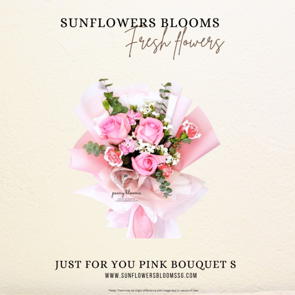 Flower Just for you Pink bouquet